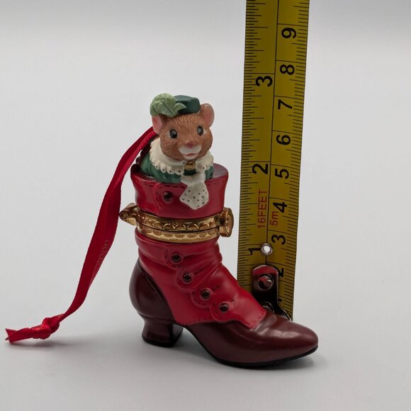 Hallmark Keepsake Fashion Afoot 2000, 1st in Series, Porcelain Hinged Box - Picture 10 of 11